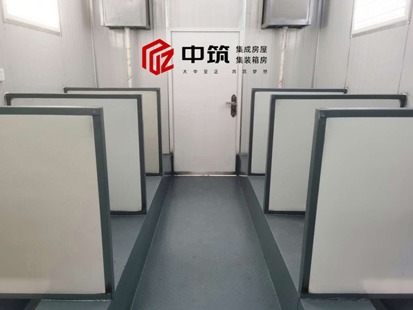 濟(jì)南工地移動衛(wèi)生間施工完成